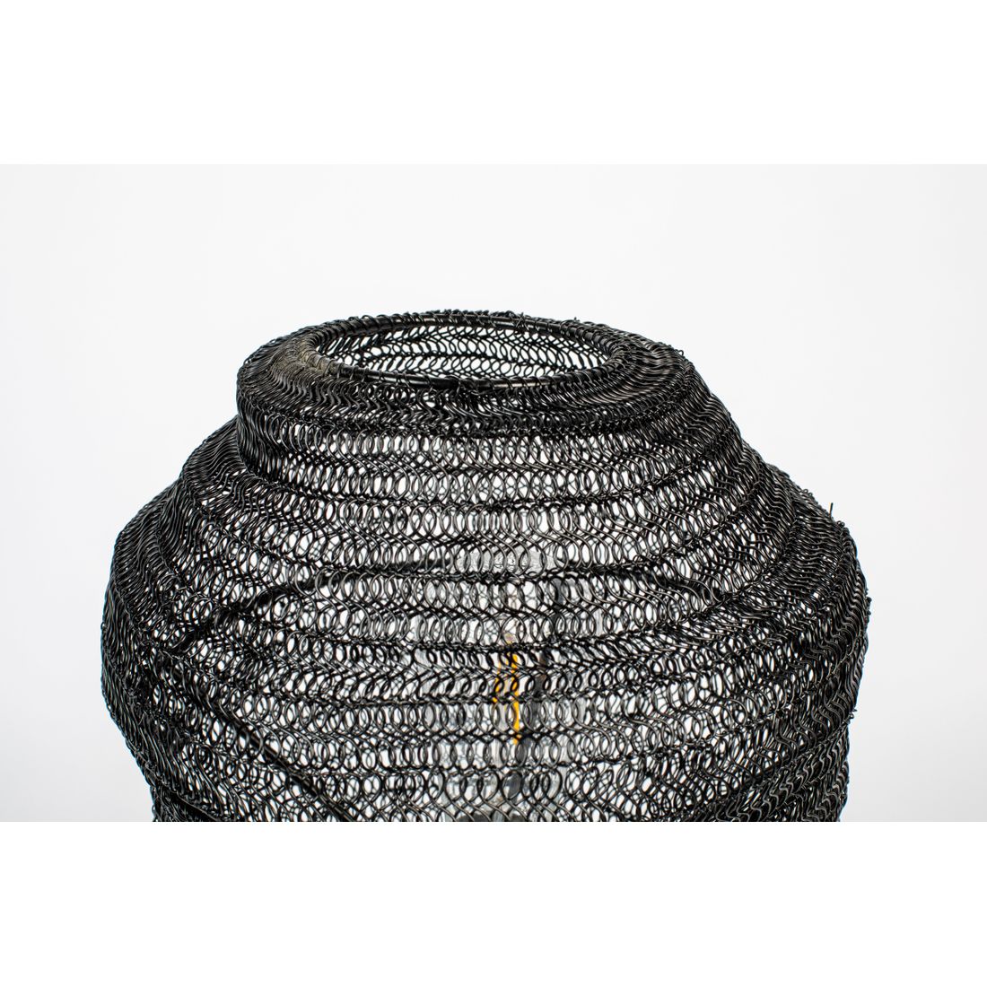 White Label Living Tafellamp Lena Zwart