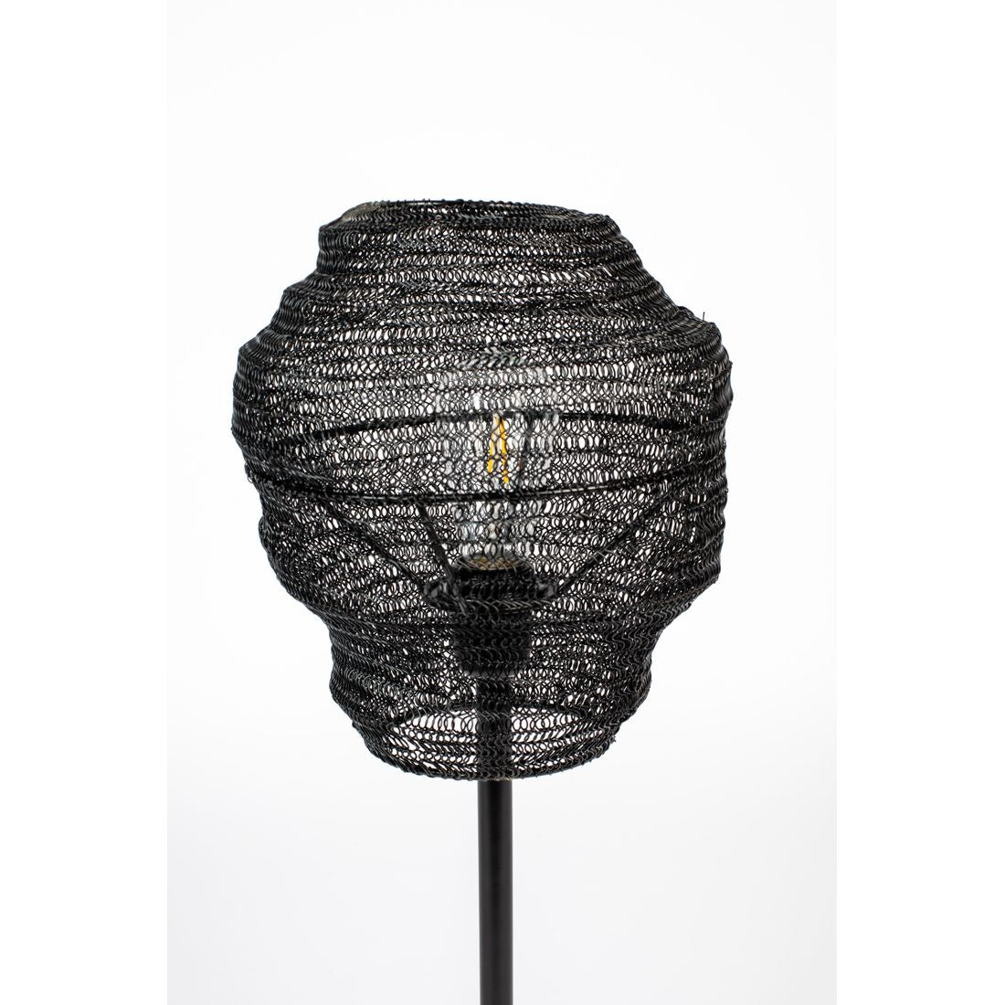 White Label Living Tafellamp Lena Zwart