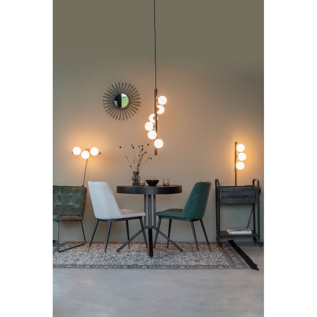 White Label Living Hanglamp Monica Wit
