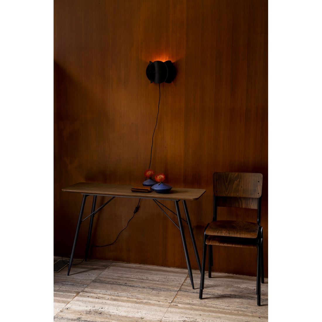 Dutchbone Wandlamp Corridor Zwart