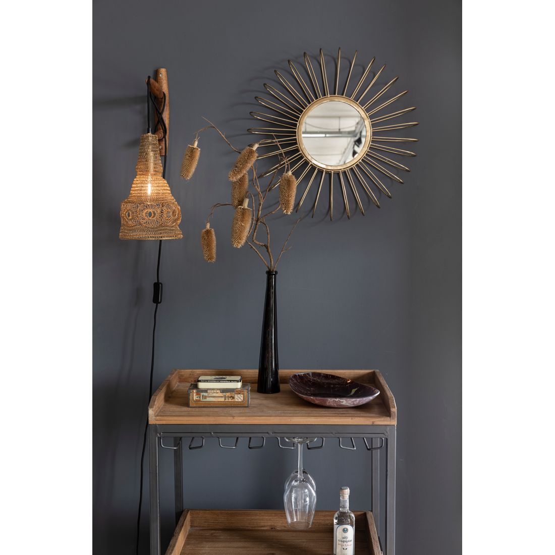 White Label Living Wandlamp Alen