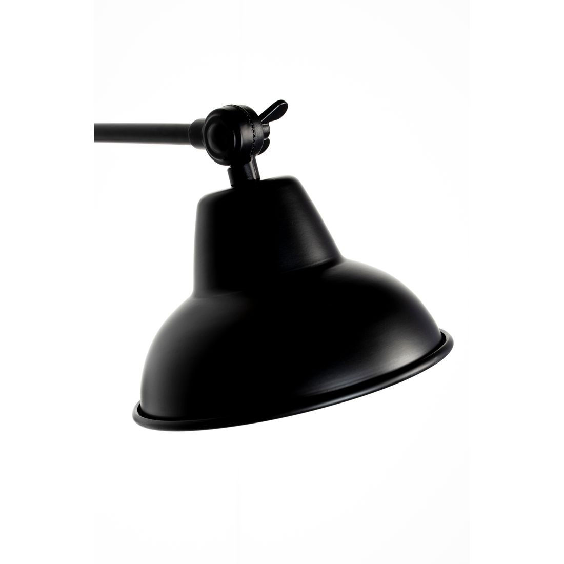 White Label Living Wandlamp Xavi Zwart