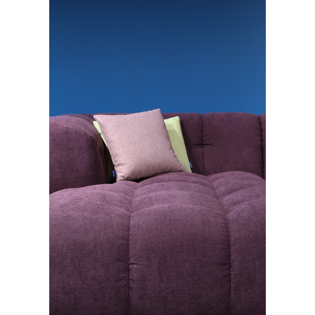 NOGA Design Hoekbank Jaimy Burgundy 3-zits + Longchair Rechts