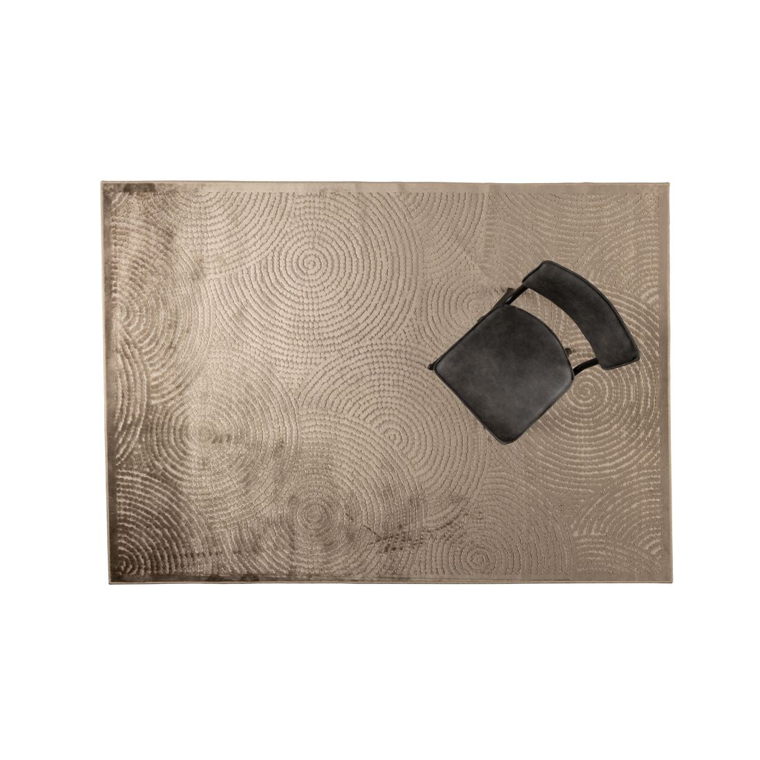 Dutchbone Vloerkleed Dots Karamel Bruin 170x240cm