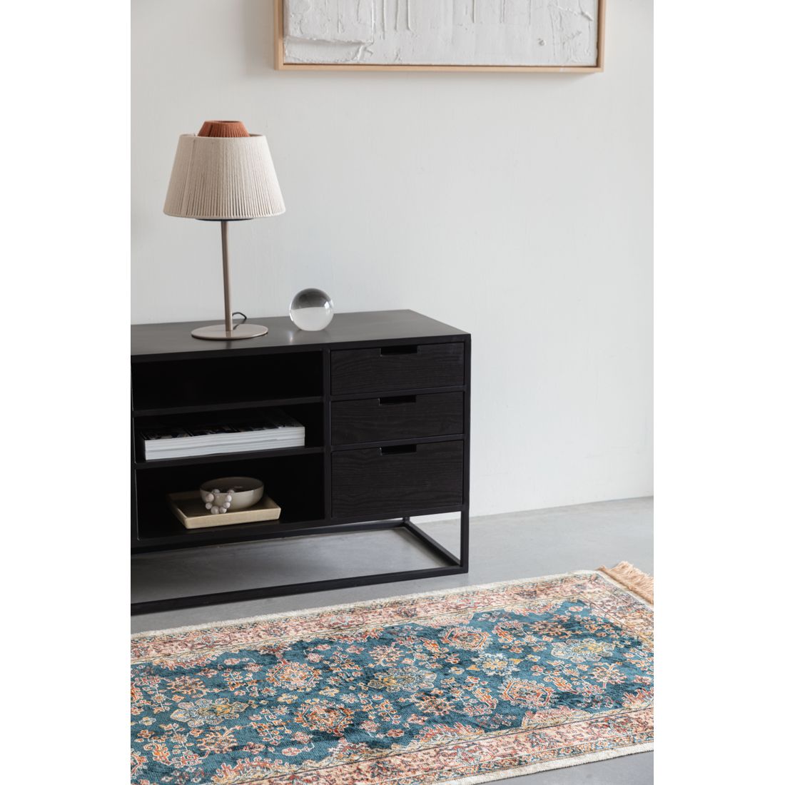 White Label Living Vloerkleed Raz 240x80cm Beige