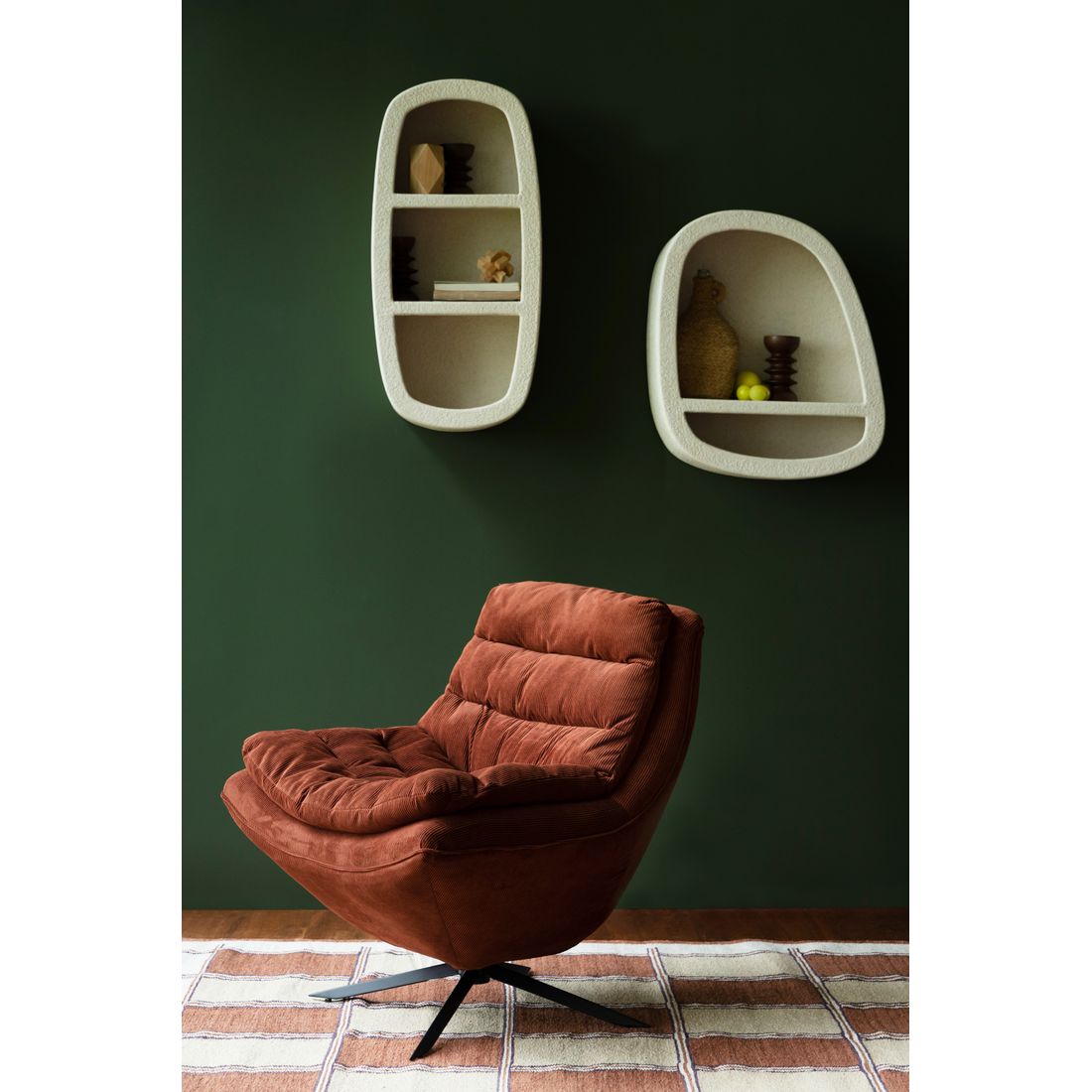 Dutchbone Zwevende Boekenplank Veda 2 Planken