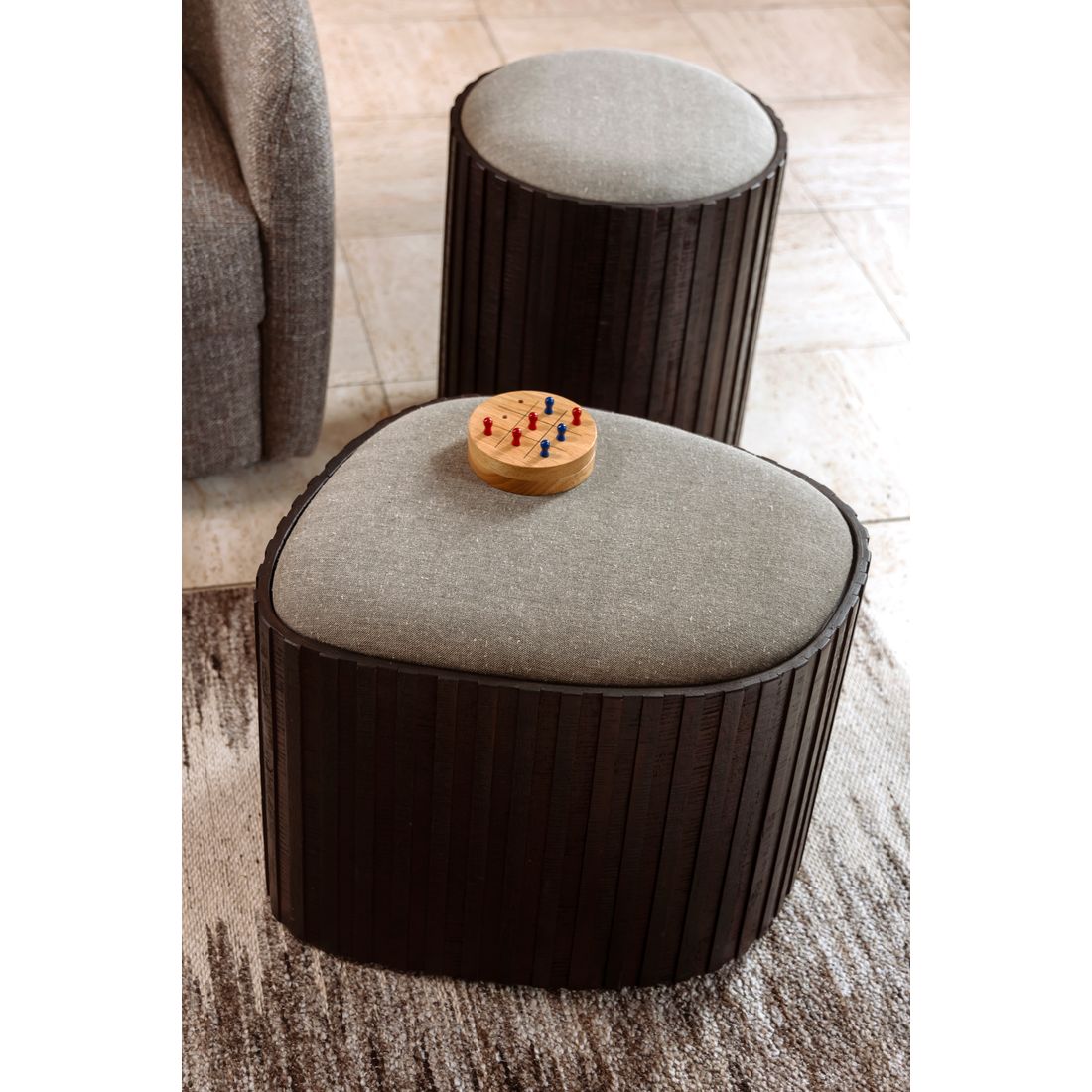 Dutchbone Poef Bay Laag