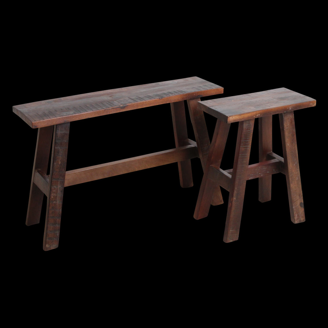 Raw Materials Bankje Hout Bruin Medium