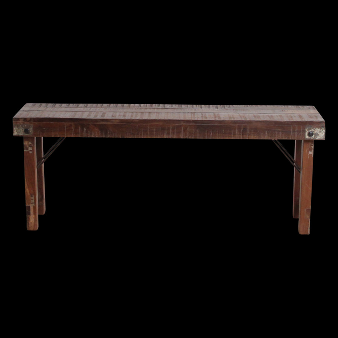 Raw Materials Inklapbare Eetkamerbank - Fsc-Gerecycled Hout - 120 Cm