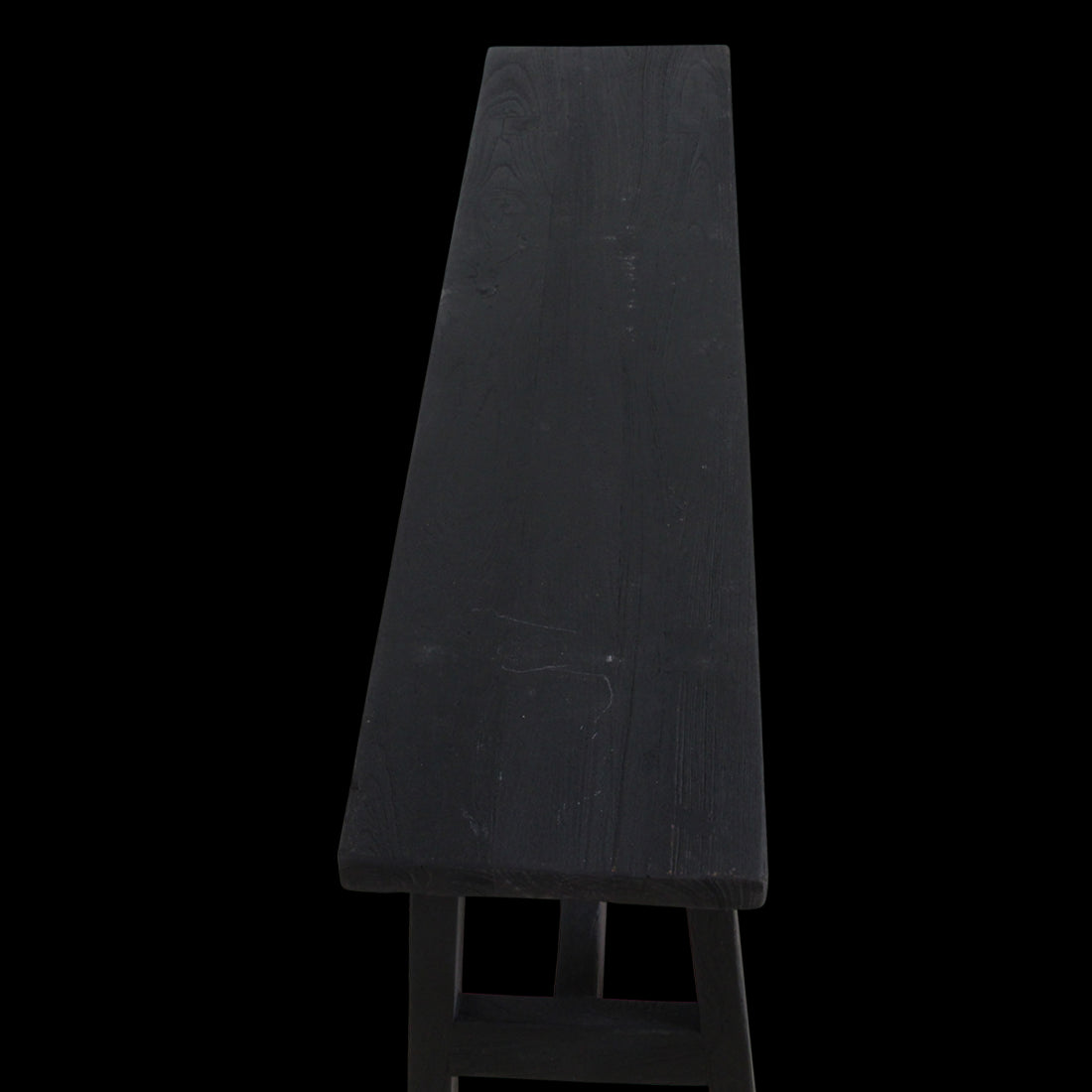 Raw Materials Bankje Hout Zwart Groot