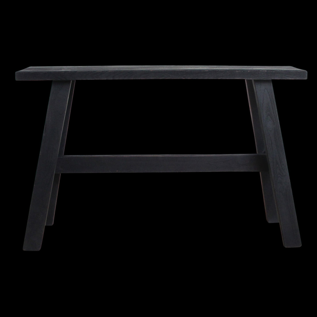 Raw Materials Bankje Hout Zwart Groot