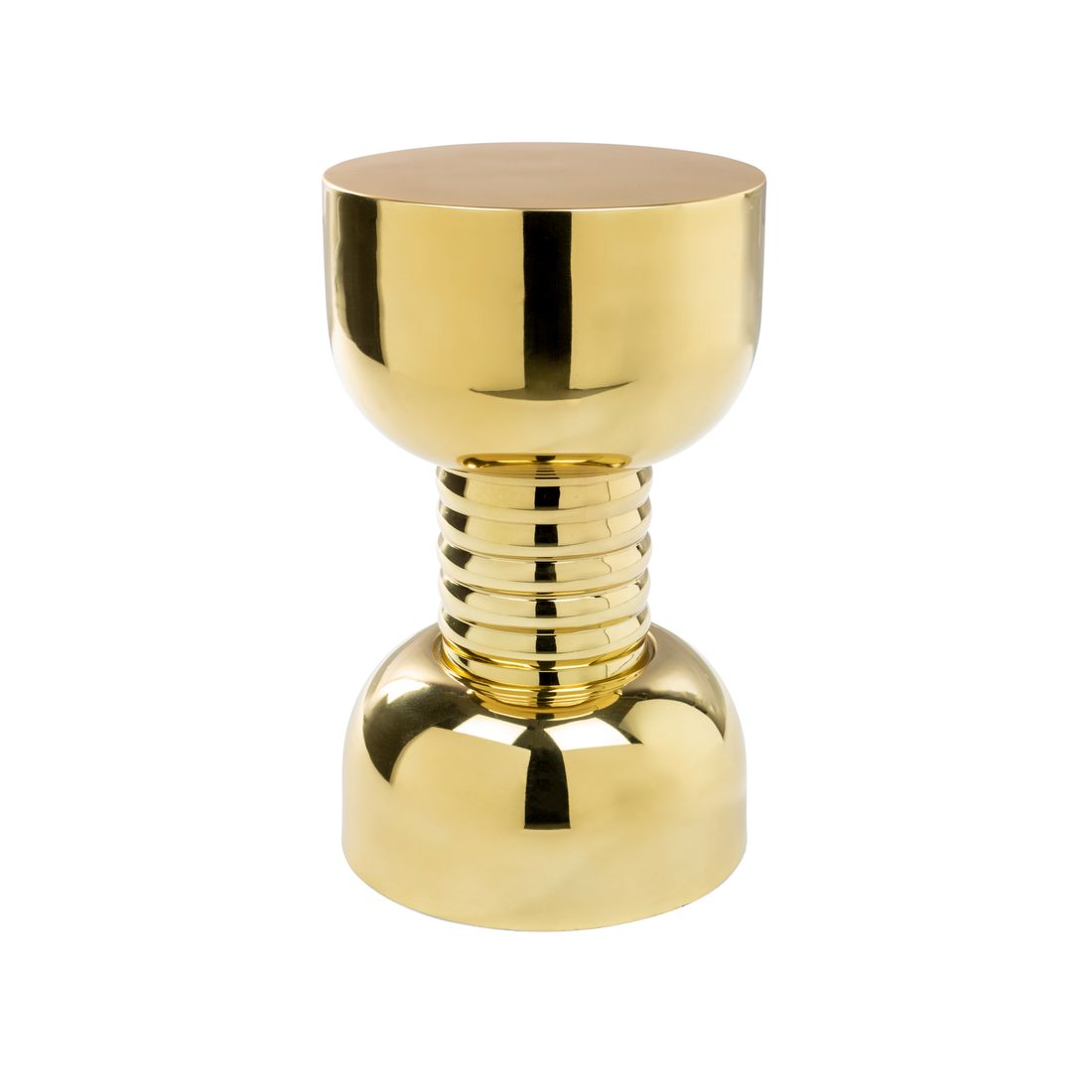 Bold Monkey Bijzettafel Stool Gonna Make You Sweat Goud - KwaliteitWonen.nl