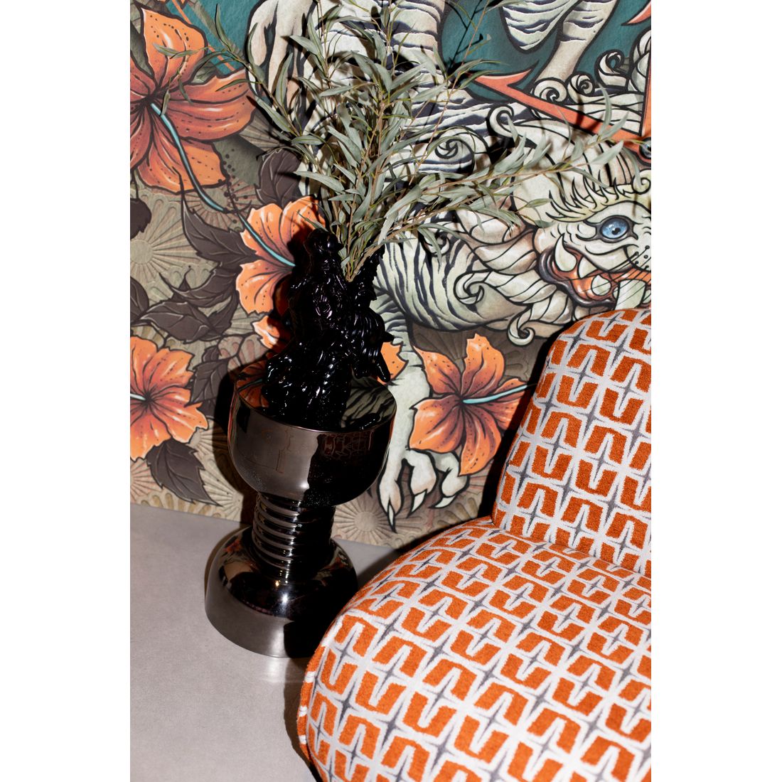 Bold Monkey Bijzettafel Stool Gonna Make You Sweat Metaal - KwaliteitWonen.nl