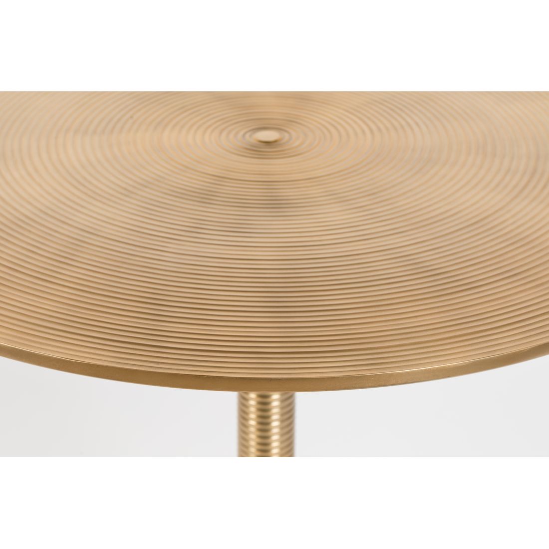 Bold Monkey Eettafel Hypnotising Rond 92cm Goud - KwaliteitWonen.nl