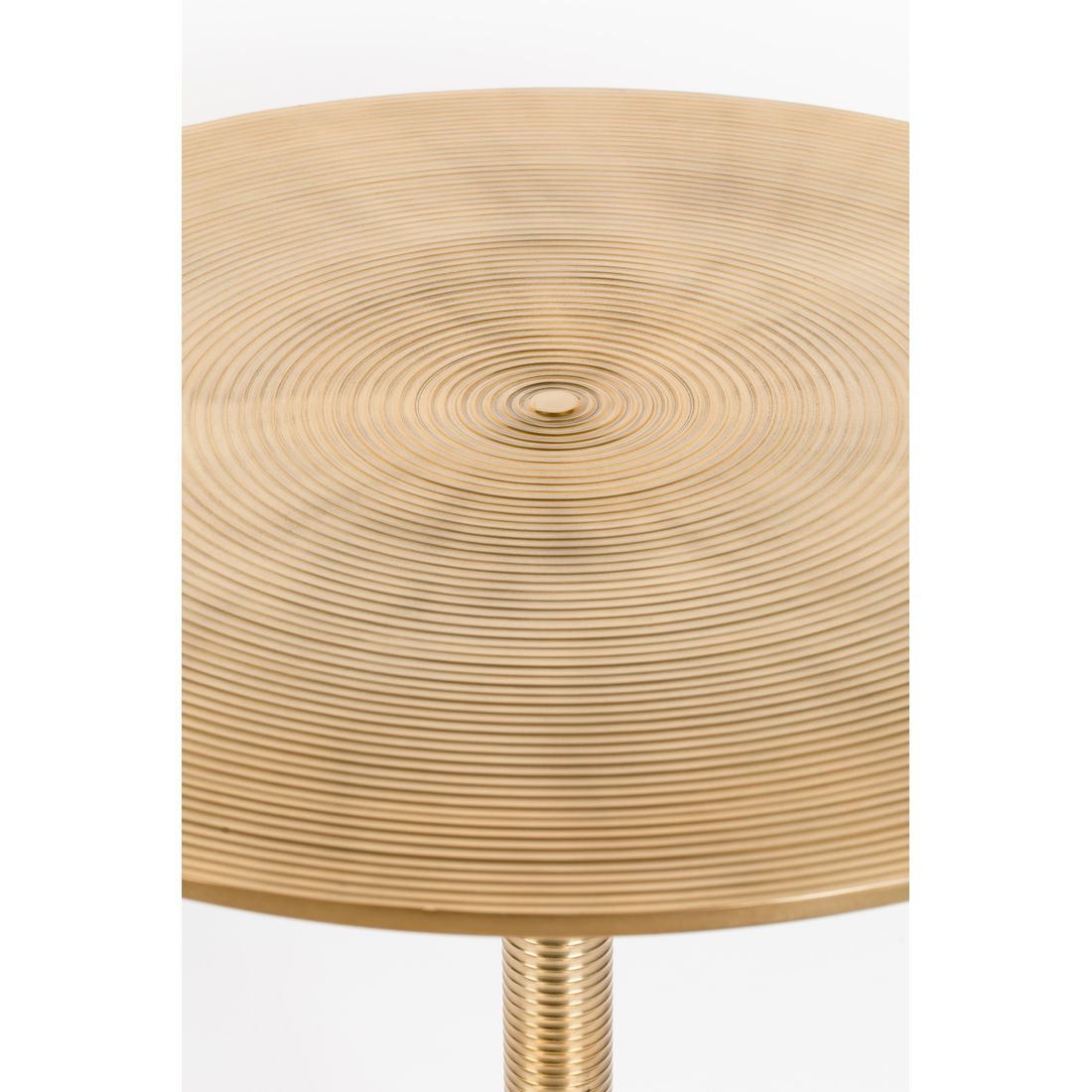 Bold Monkey Eettafel Hypnotising Rond 92cm Goud - KwaliteitWonen.nl