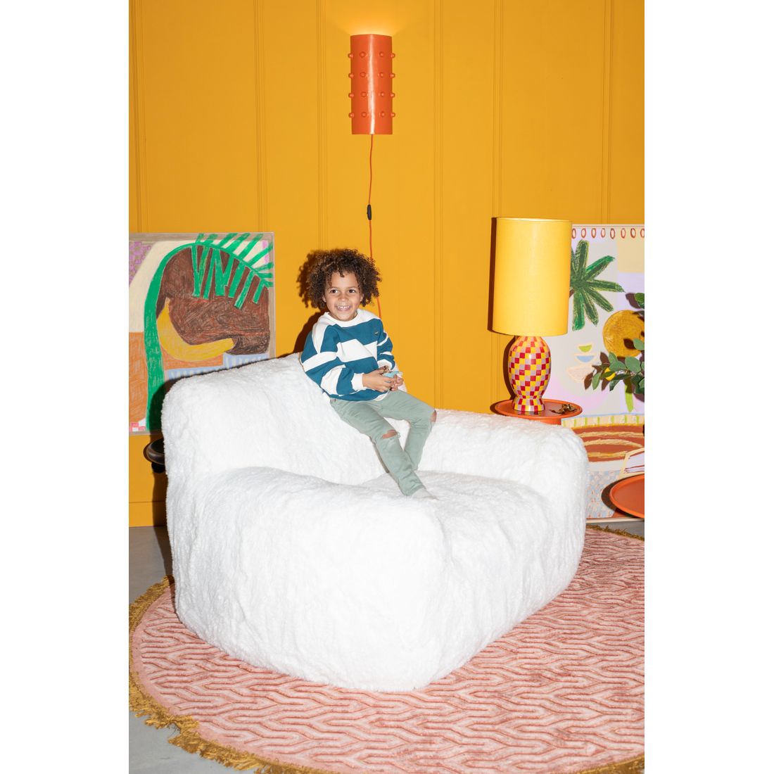Bold Monkey Fauteuil Cuddle the Yeti - KwaliteitWonen.nl