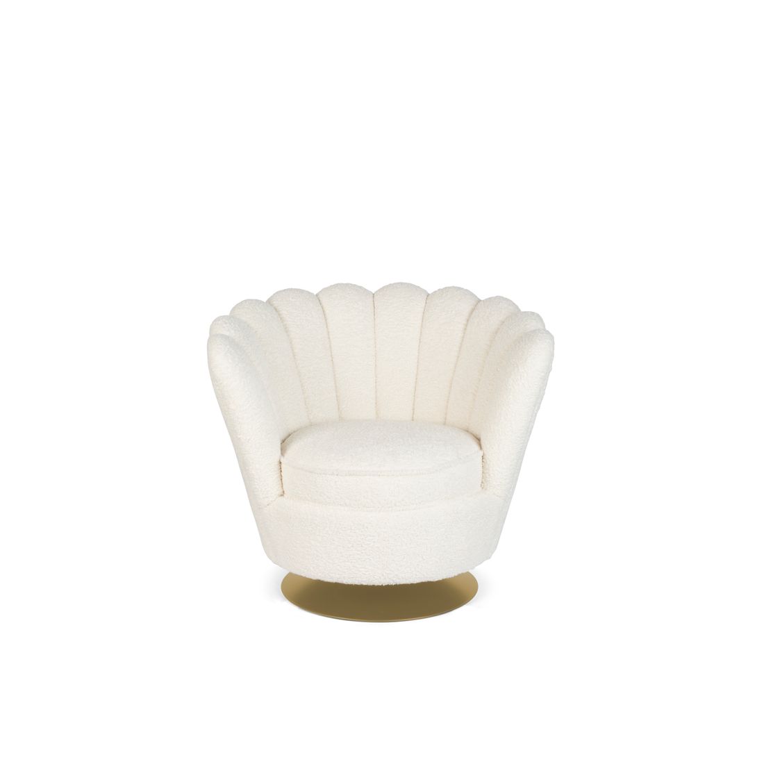Bold Monkey Fauteuil Mother Of All Shells Teddy Wit - KwaliteitWonen.nl