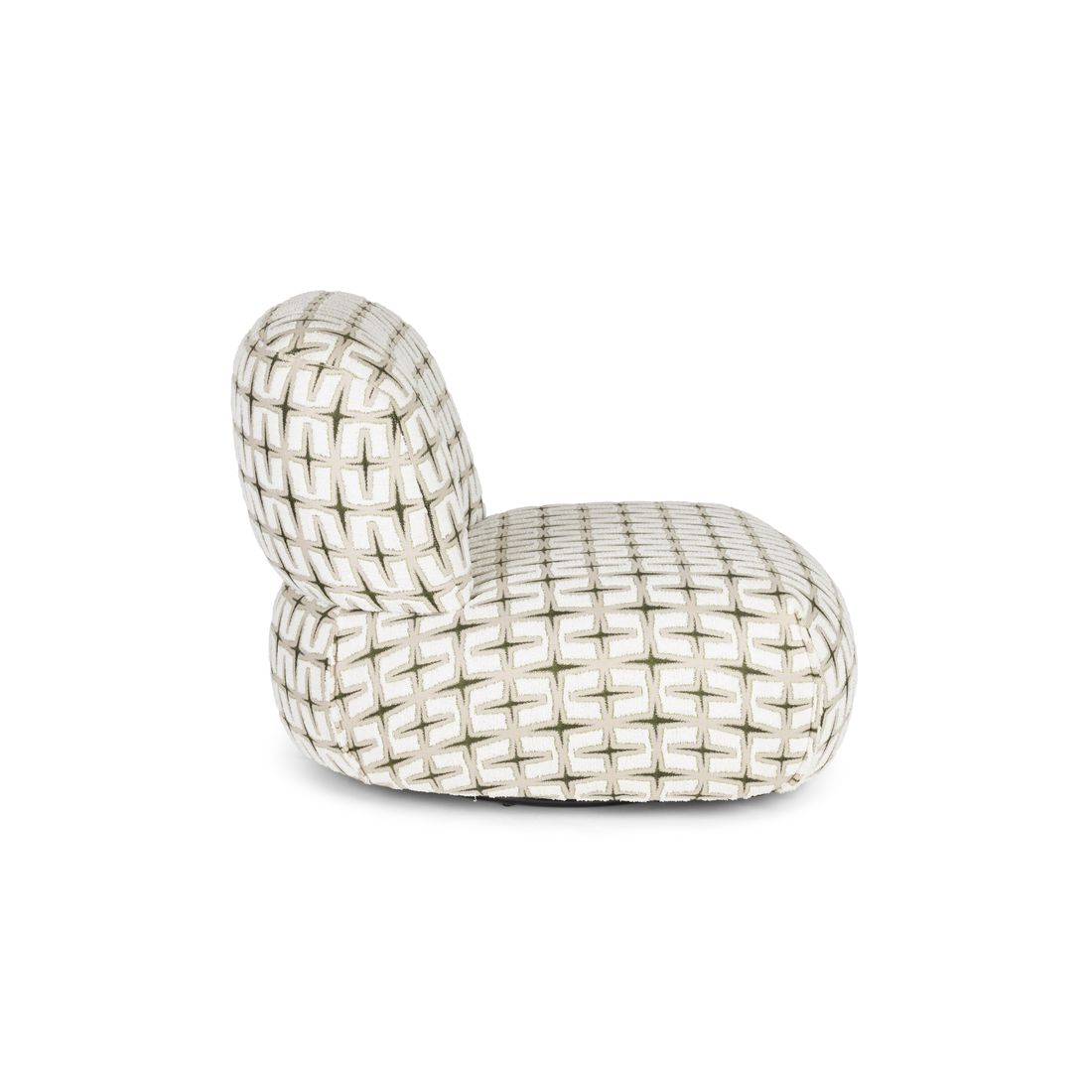 Bold Monkey Fauteuil Ritz Beige/Groen - KwaliteitWonen.nl