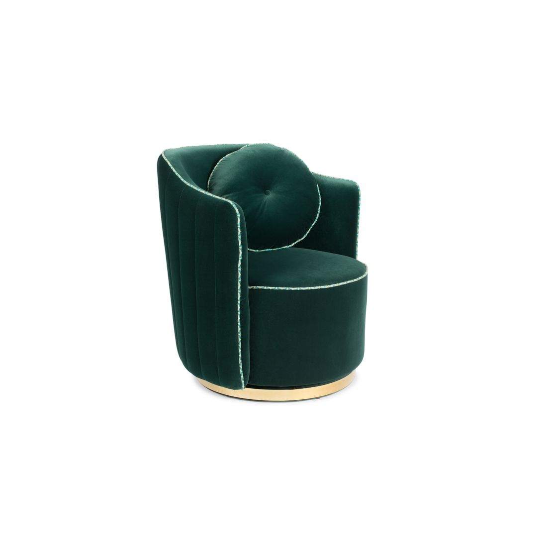 Bold Monkey Fauteuil Sassy Granny Lounge Chair Groen - KwaliteitWonen.nl