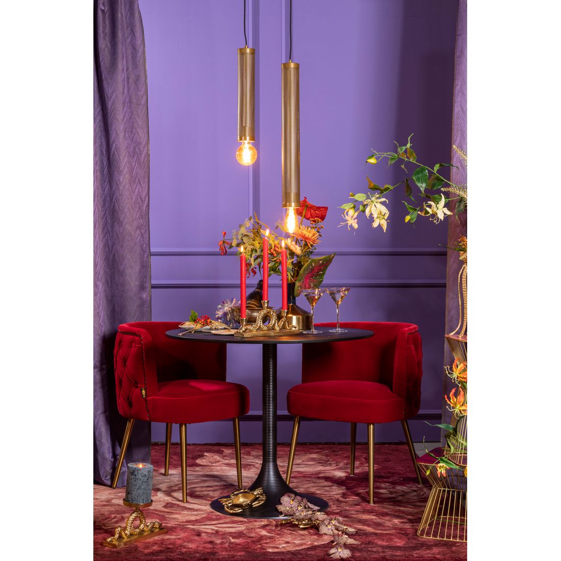 Bold Monkey Hanglamp Sweet Mesh Goud M - KwaliteitWonen.nl