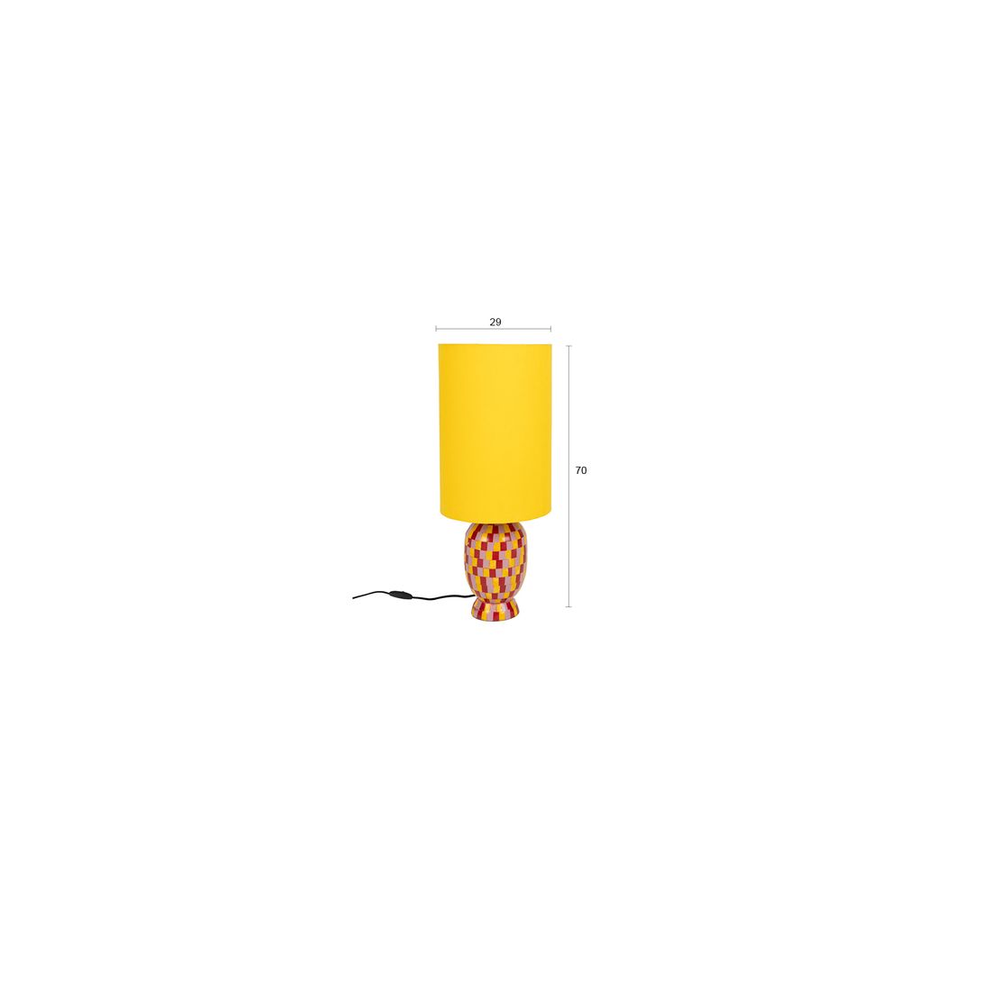 Bold Monkey Tafellamp Don't Be Afraid of Colour Geel - KwaliteitWonen.nl