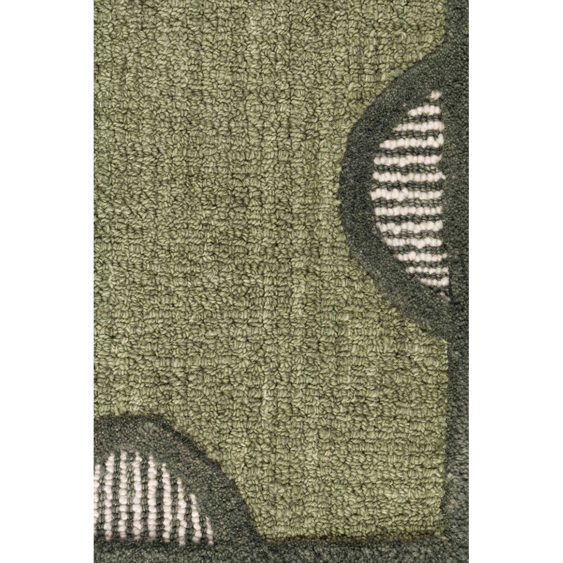 Bold Monkey Vloerkleed Sugar Lines 160x230cm Groen - KwaliteitWonen.nl