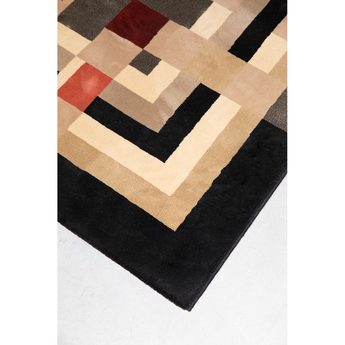 Bold Monkey Vloerkleed Urban Maze 160x160cm - KwaliteitWonen.nl