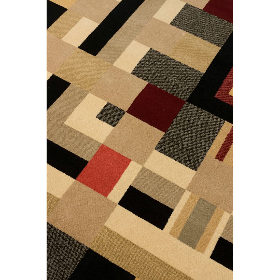 Bold Monkey Vloerkleed Urban Maze 200x200cm - KwaliteitWonen.nl