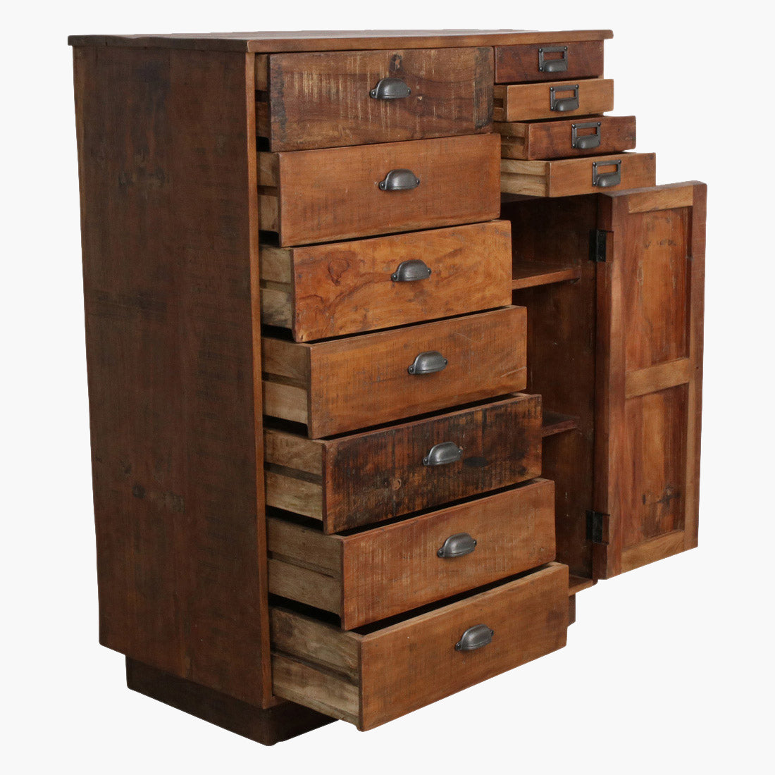 Raw Materials Dressoir Hout Bruin 11 Lades