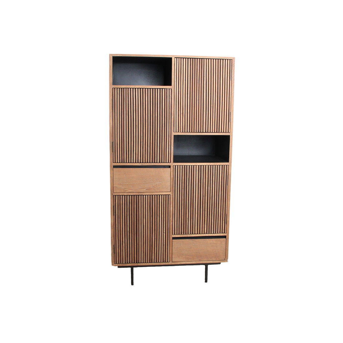 Raw Materials Wandkast Ritme Teakhouten Kast