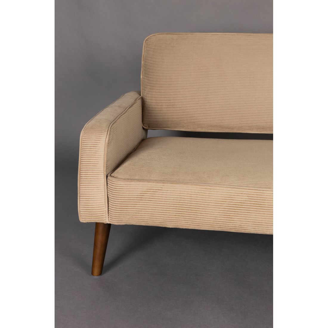 Dutchbone 3-zits Bank Preston Beige - KwaliteitWonen.nl