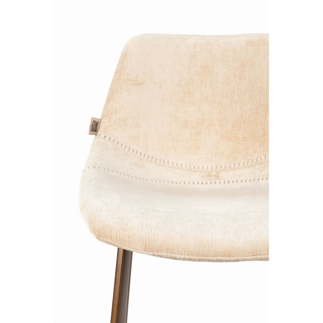 Dutchbone Barkruk Franky Beige Medium - KwaliteitWonen.nl
