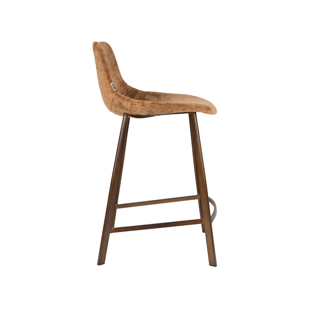 Dutchbone Barkruk Franky Cognac Medium - KwaliteitWonen.nl