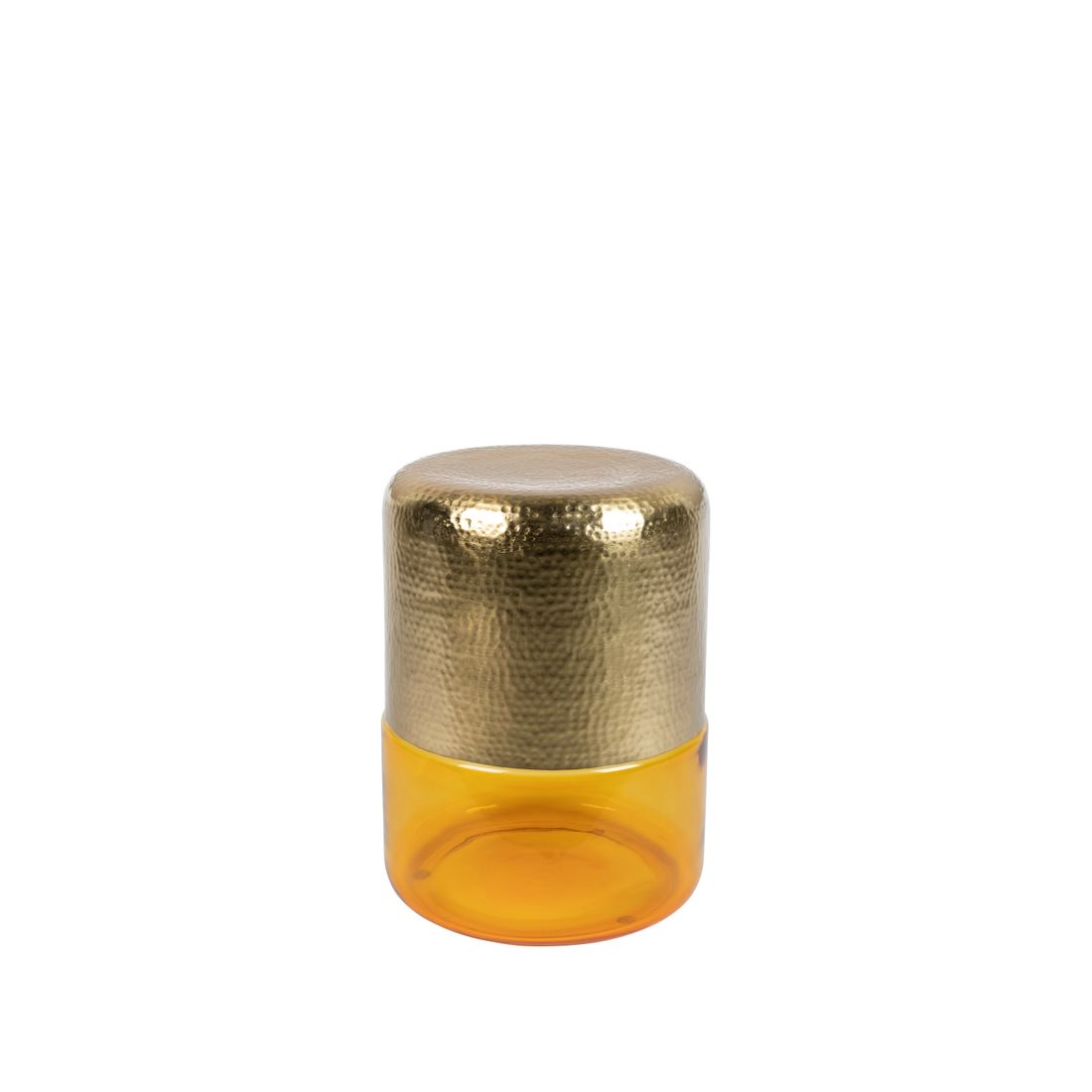 Dutchbone Bijzettafel Cave Oranje - KwaliteitWonen.nl