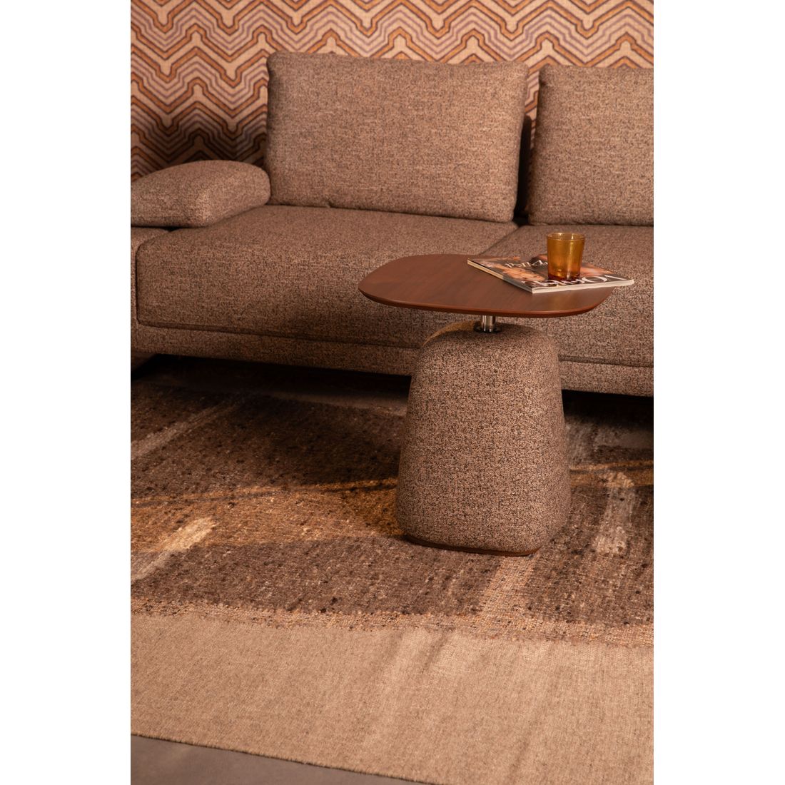 Dutchbone Bijzettafel Shelly Beige - KwaliteitWonen.nl