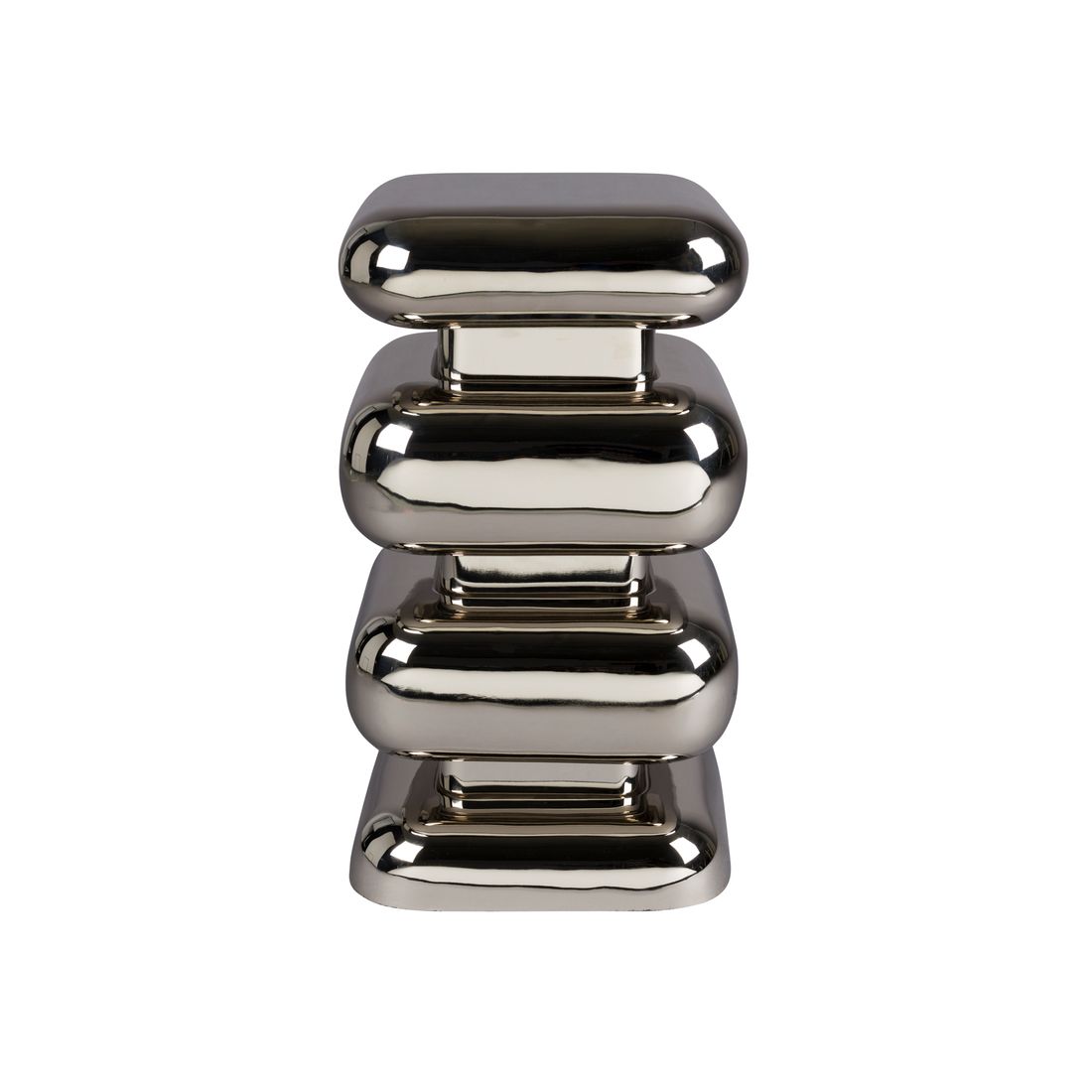 Dutchbone Bijzettafel Stubby Chrome - KwaliteitWonen.nl