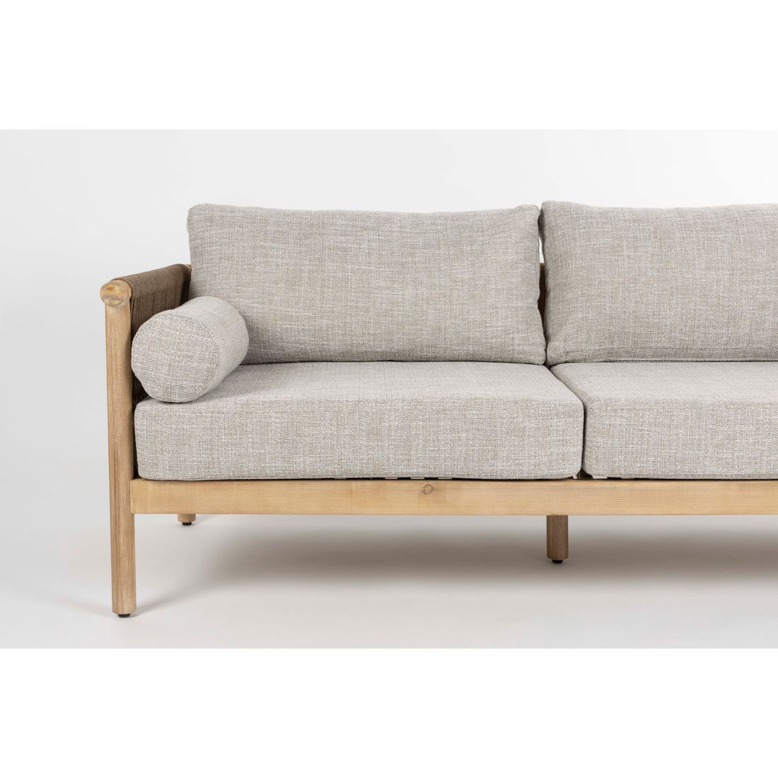 Dutchbone Buitenset Loungeset Oasis (Tuinbank + Tuintafel + 2x Tuinstoel) Accaciahout - KwaliteitWonen.nl