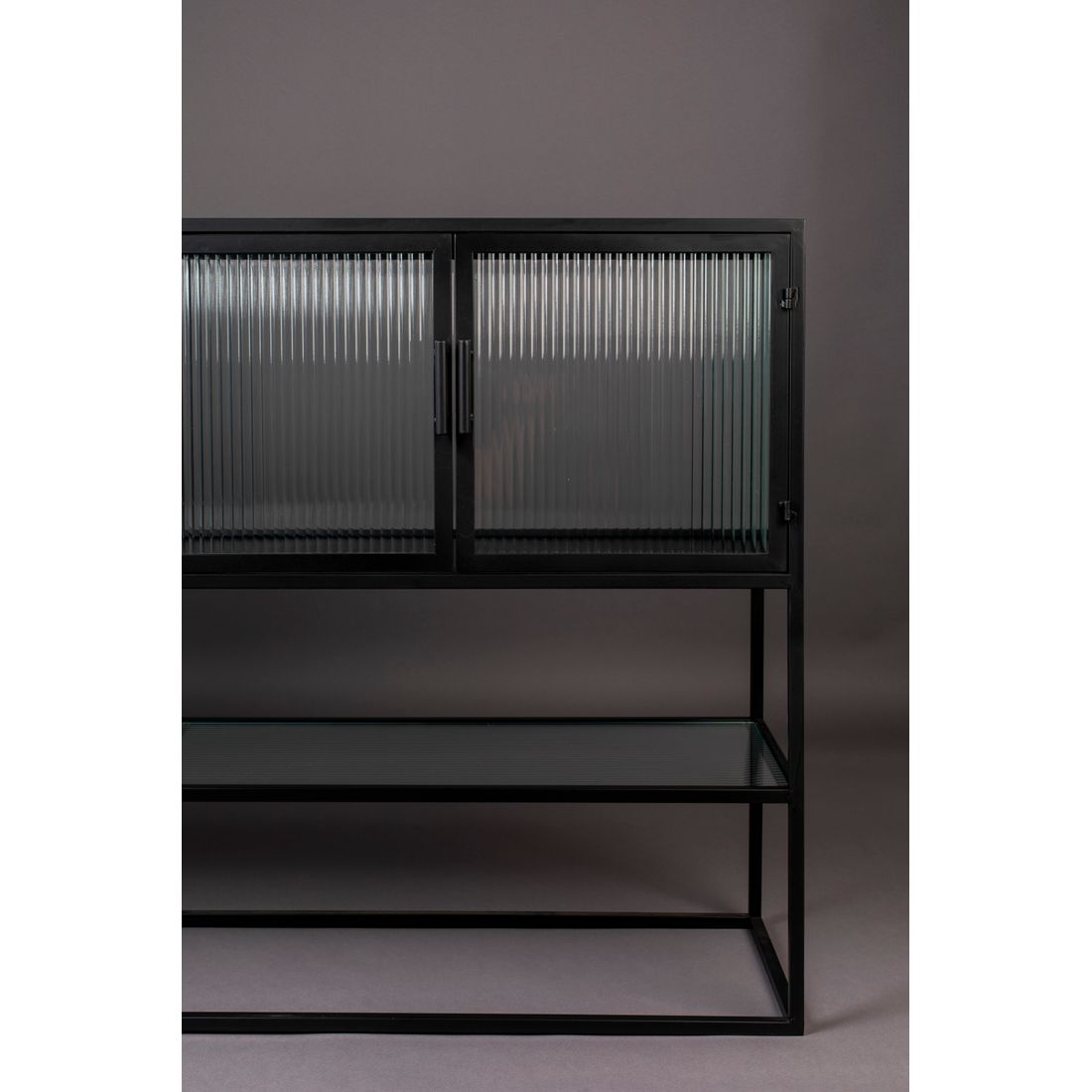 Dutchbone Dressoir Boli Hoog Zwart - KwaliteitWonen.nl