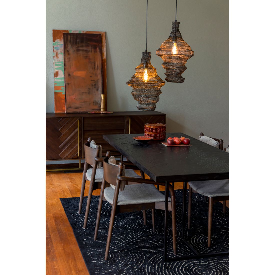 Dutchbone Dressoir Class Hoog Walnoot - KwaliteitWonen.nl