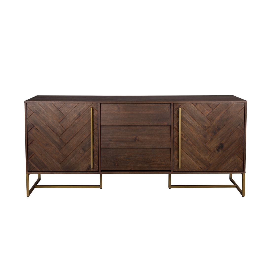 Dutchbone Dressoir Class Hoog Walnoot - KwaliteitWonen.nl