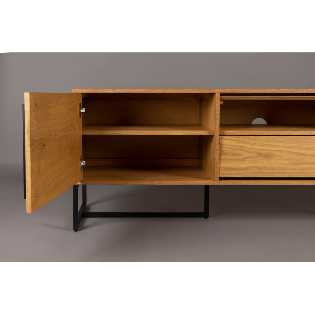 Dutchbone Dressoir Class Laag Eiken - KwaliteitWonen.nl