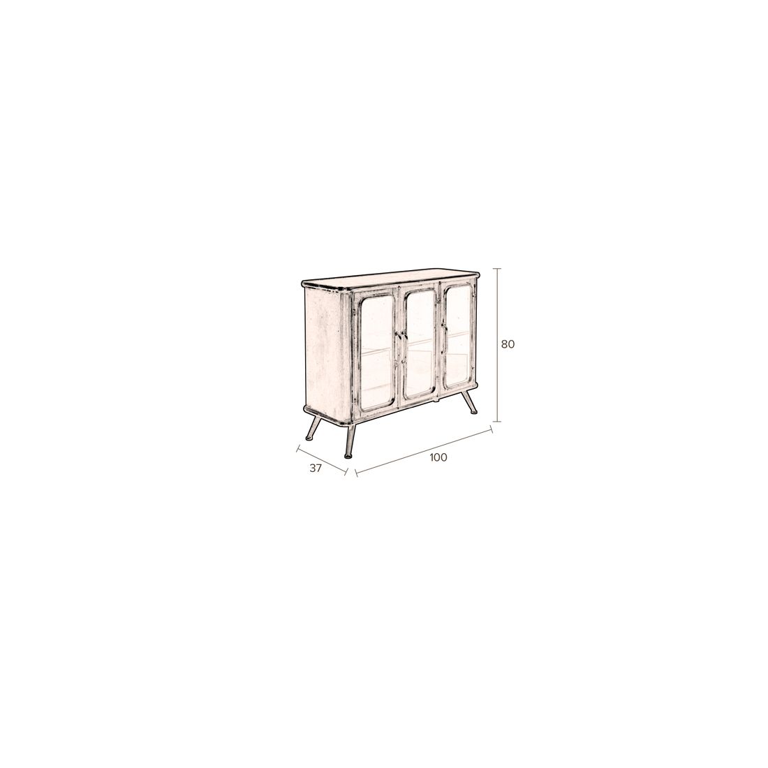 Dutchbone Dressoir Denza - KwaliteitWonen.nl