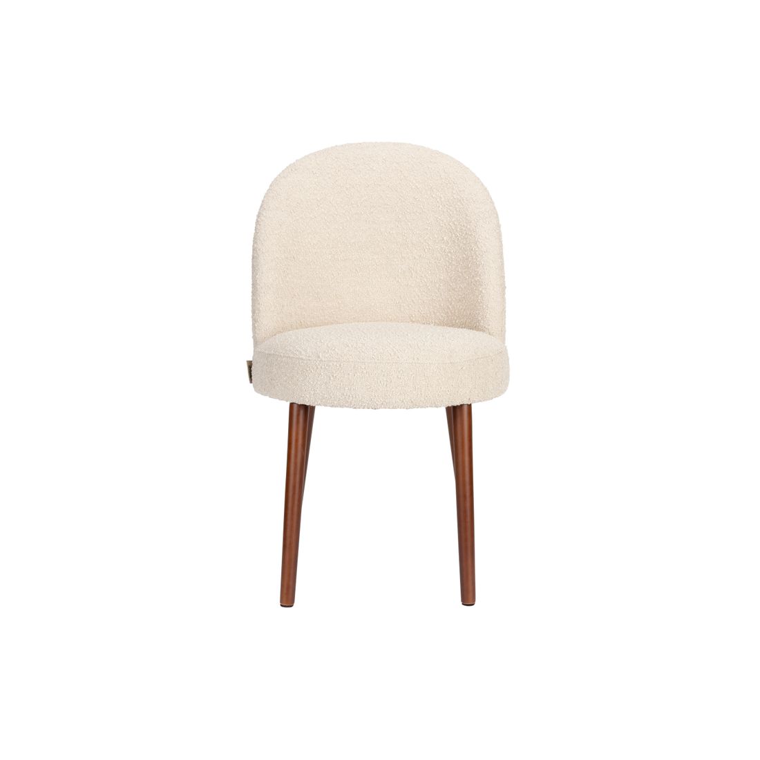 Dutchbone Eetkamerstoel Barbara Boucle Beige - KwaliteitWonen.nl