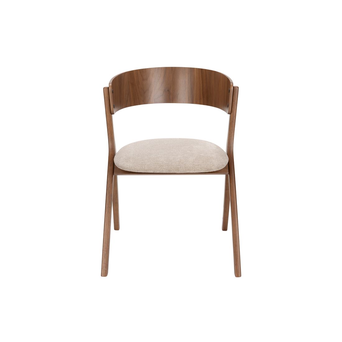 Dutchbone Eetkamerstoel Bresso Beige - KwaliteitWonen.nl