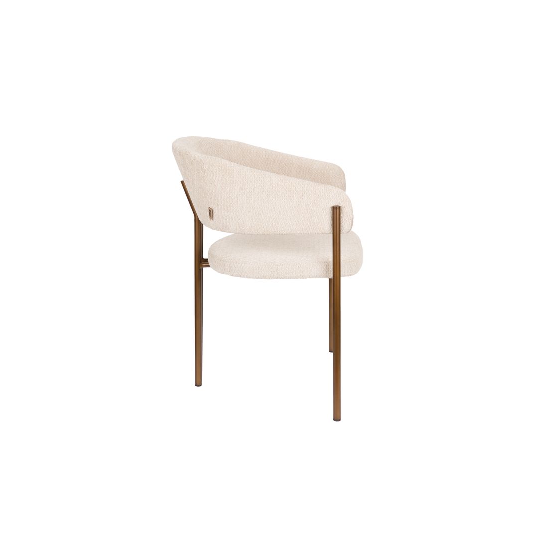 Dutchbone Eetkamerstoel Naida Beige - KwaliteitWonen.nl
