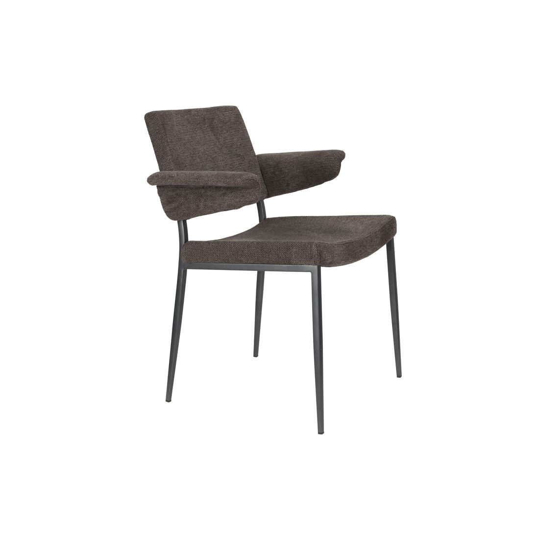 Dutchbone Eetkamerstoel Portland Grijs-Kwaliteitwonen.nl