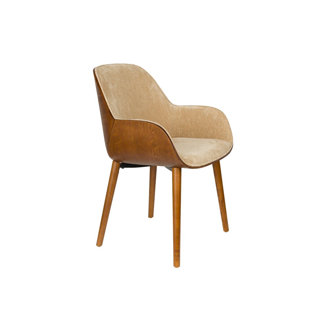 Dutchbone Eetkamerstoel Taylor Beige - KwaliteitWonen.nl