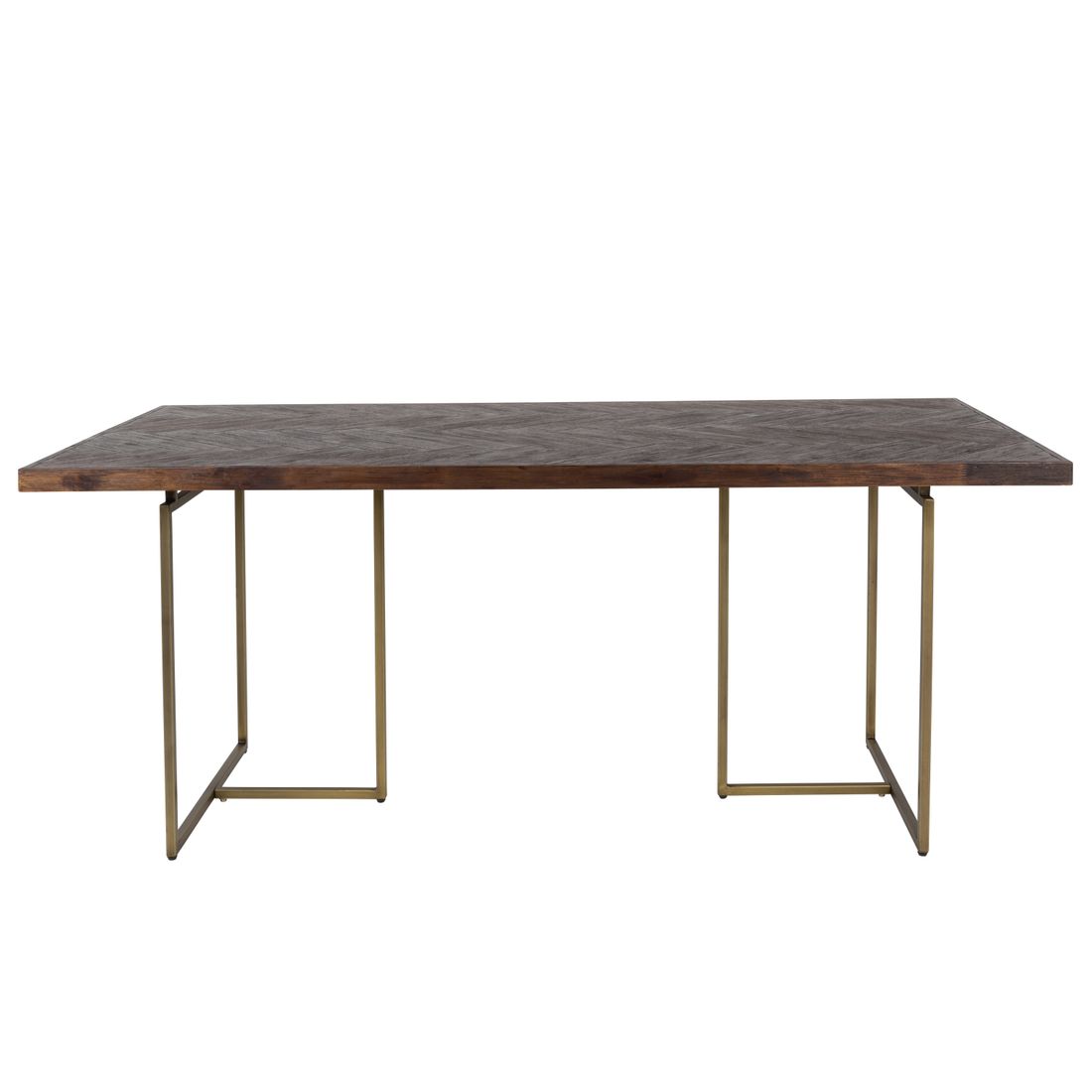 Dutchbone Eettafel Class 180x90cm Walnoot - KwaliteitWonen.nl