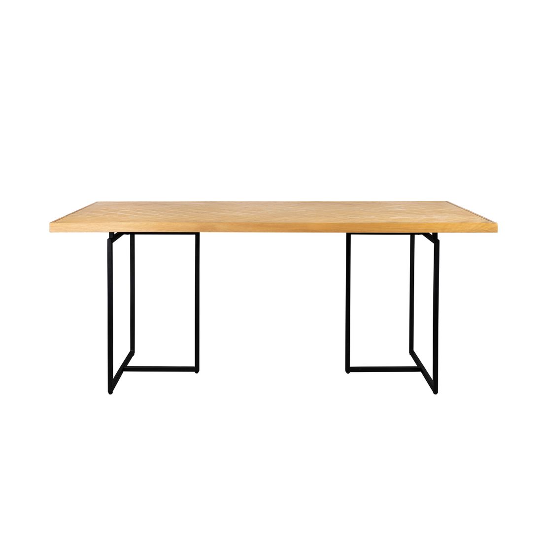 Dutchbone Eettafel Class 220x90cm Eiken-Kwaliteitwonen.nl