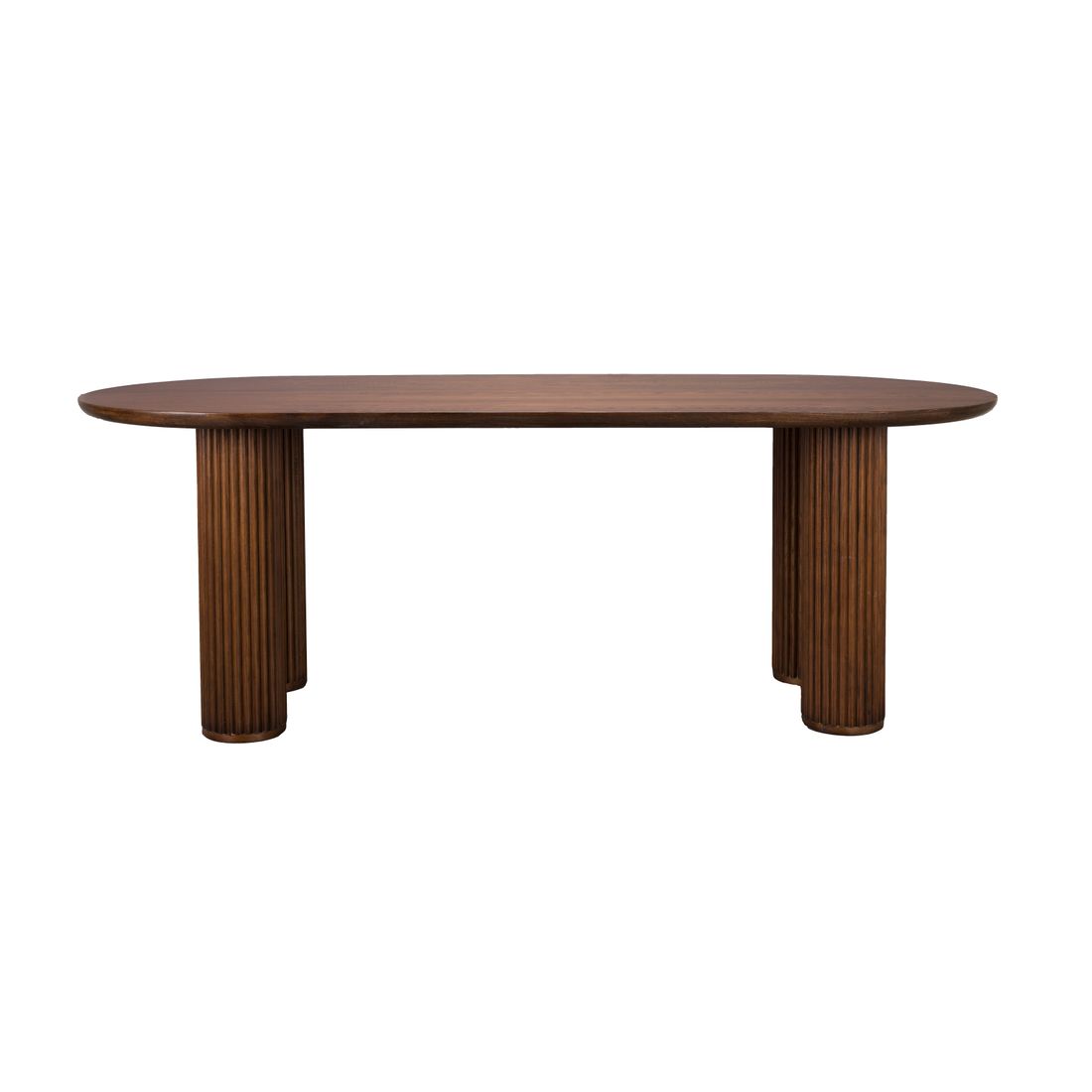 Dutchbone Eettafel Dean 220x90cm Walnoot - KwaliteitWonen.nl